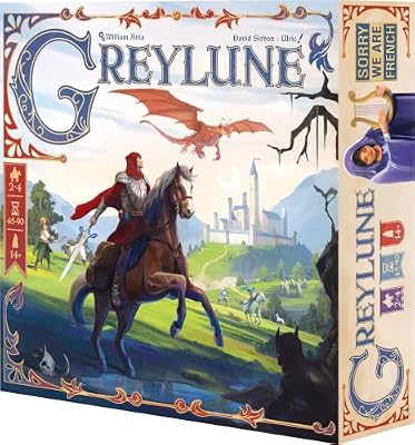 Sorry We Are French Greylune - Jeu Expert de Placement d’Ouvriers dès 14 Ans - 2 à 4 Joueurs - Univers Médiéval Fantastique