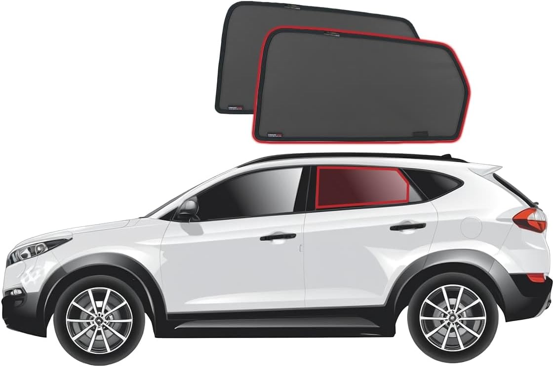 Snap Shades for Hyundai Tucson 4th Generation Car Rear Window Shades (NX4; 2021-Present)