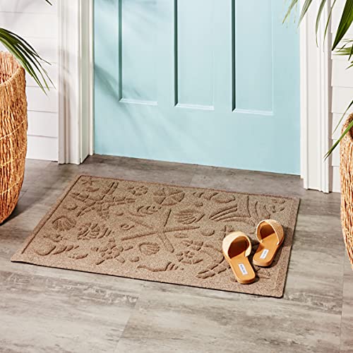 Aqua Shield Beachcomber Doormat, 2" x 3", Camel - Image 2