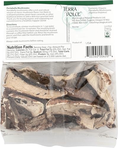 Terra Dolce Organic Portabella Mushrooms thumb #1