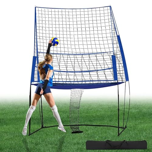 Entrenador de pinchos de voleibol portátil para saque y pase en solitario
