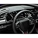 Thenice for 10th Gen Civic Dash Board Instrument Panel Dashboard Trim Cover Interior Decal Accessories Compatible with Honda Civic 2021 2020 2019 2018 2017 2016 -Carbon Fiber Grain