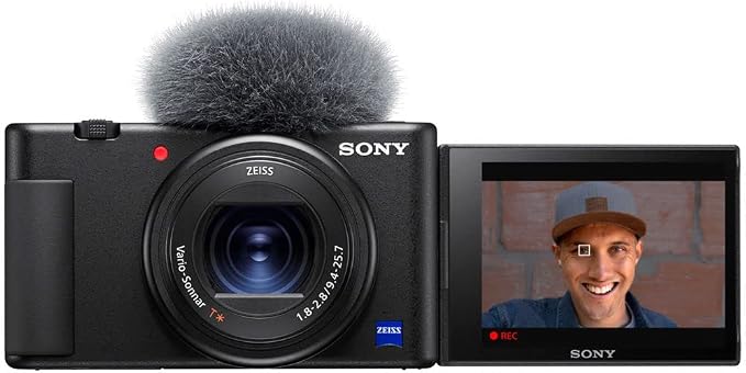 Cámara digital Sony ZV-1 negra con accesorios miniatura 2