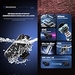 HALYING-Motorcycle-Helmet-Bluetooth-Bluetooth-Earpiece-Wireless-Communication-Voice-Assistant-IP65-Waterproof-Automatic-Answer-Noise-Cancellation-Motorbike-Helmet-Wireless-Intercom