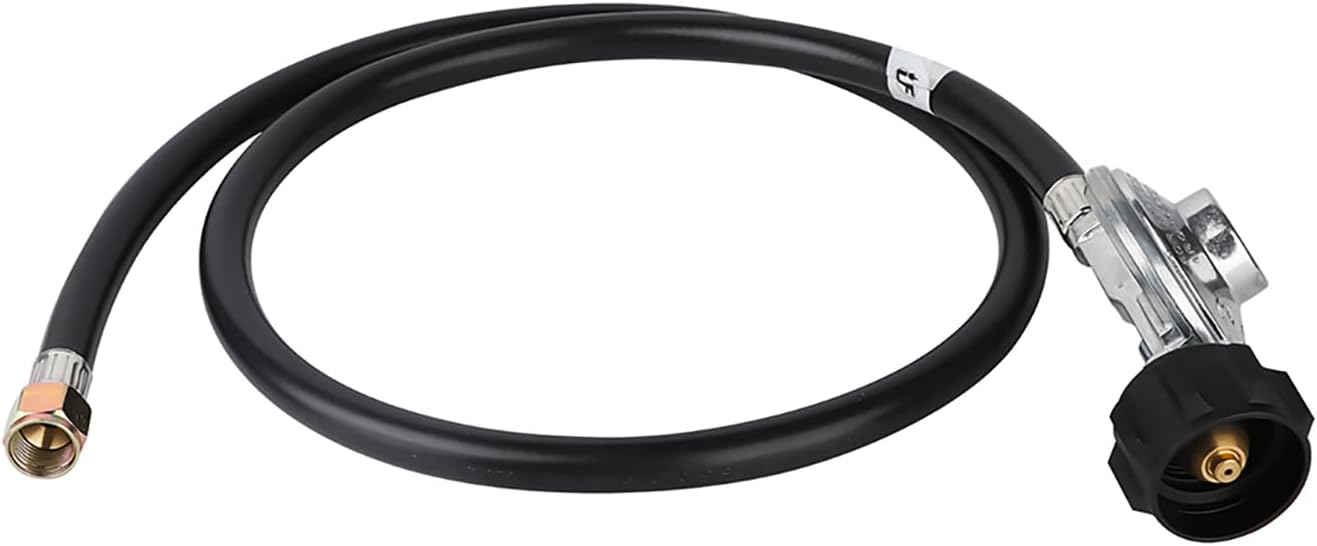 imasay 4.92ft Universal Gas Grill Regulator & Hose, QCC1 & 3/8" Female, Replacement