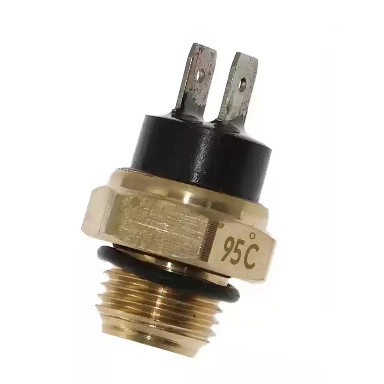 Sensore temperatura motore M16 65/75/80/90/95 ° Sensore temperatura acqua in rame Interruttore termostato ventola liquido di raffreddamento radiatore(95)