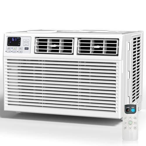 Image of Antarctic Star 8,000 BTU Small Window Air Conditioner AC Unit Cools up to 350 Sq.Ft. with 7 Modes, Ultra-quiet Air Conditioner Window Unit with Remote Control, Easy to Install, Energy Saving, White