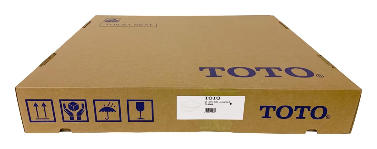 TOTO TC514G Abattant de WC plat avec système d'abaissement automatique pour CW762Y NC / CW162Y MH Blanc
