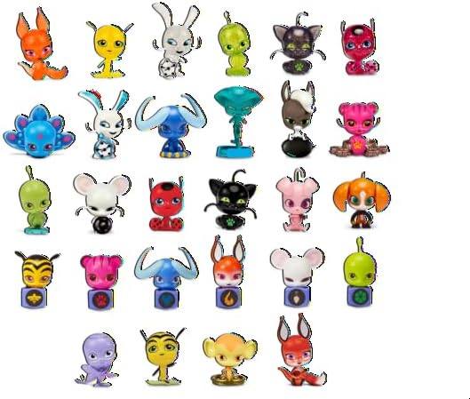 Miniatura 2 de Miraculous Ladybug Miracle Box Kwami Surprise Series 3 - Mini figuras, juego de 3