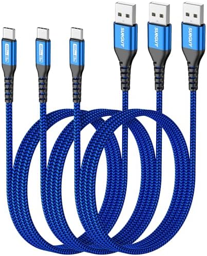 SUNGUY USB C Cable 3FT [3Pack]...