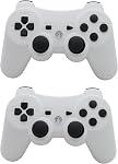 PS3 Controller Compatible with PlayStation 3 Rechargable Remote Control Gamepad with Charging Cable for PS3 (Black)
