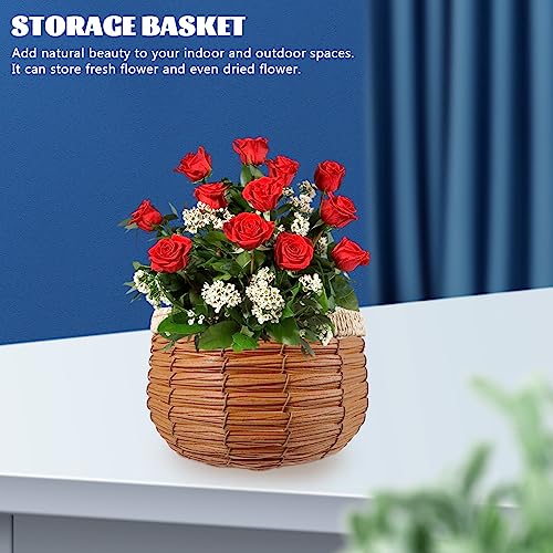 Cache-pot de fleurs d'intérieur pour masquer les pots en plastique - 3