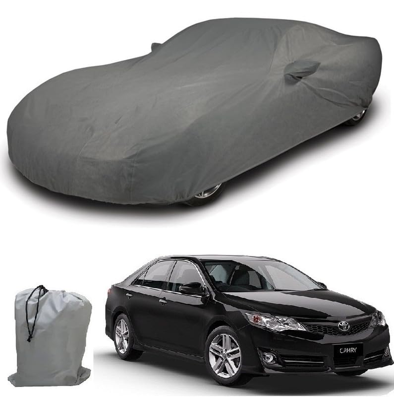 Image of ARCUATE Triple Layer Custom fit Car Body Cover for Toyota Camry New |Top Layer Dustrproof | Middle Layer Waterproof | Bottom Layer Scratch Protection | Outdoor Indoor Fabric