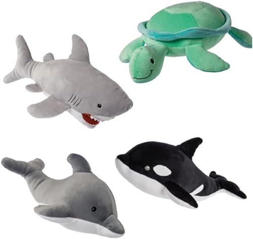 Miniatura 5 de Mary Meyer Peluche Smootheez Almohada suave de juguete, 8 pulgadas, ballena orca