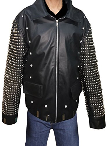 ABz Leathers Chris Jericho Light Up Leather Jacket (2XL-Person With Chest 49-50, Black)2