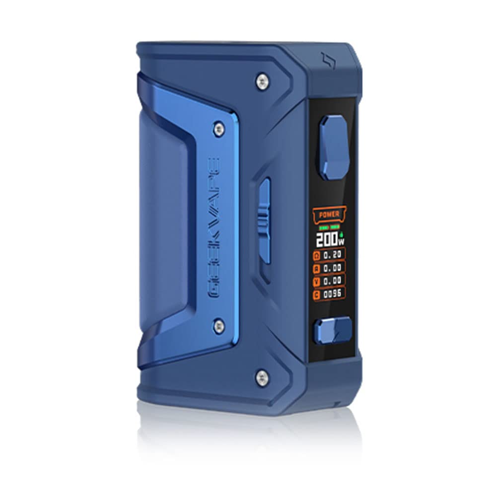 Geekvape L200 Classic Mod | GeekVape L200 Legend 2 Classic Mod 200W – Unterstützt Dual 21700/18650 Akkus, E-Zigaretten Verdampfer passend für Z Max Tank (Nur Modul, Akkus nicht enthalten) (Blau)