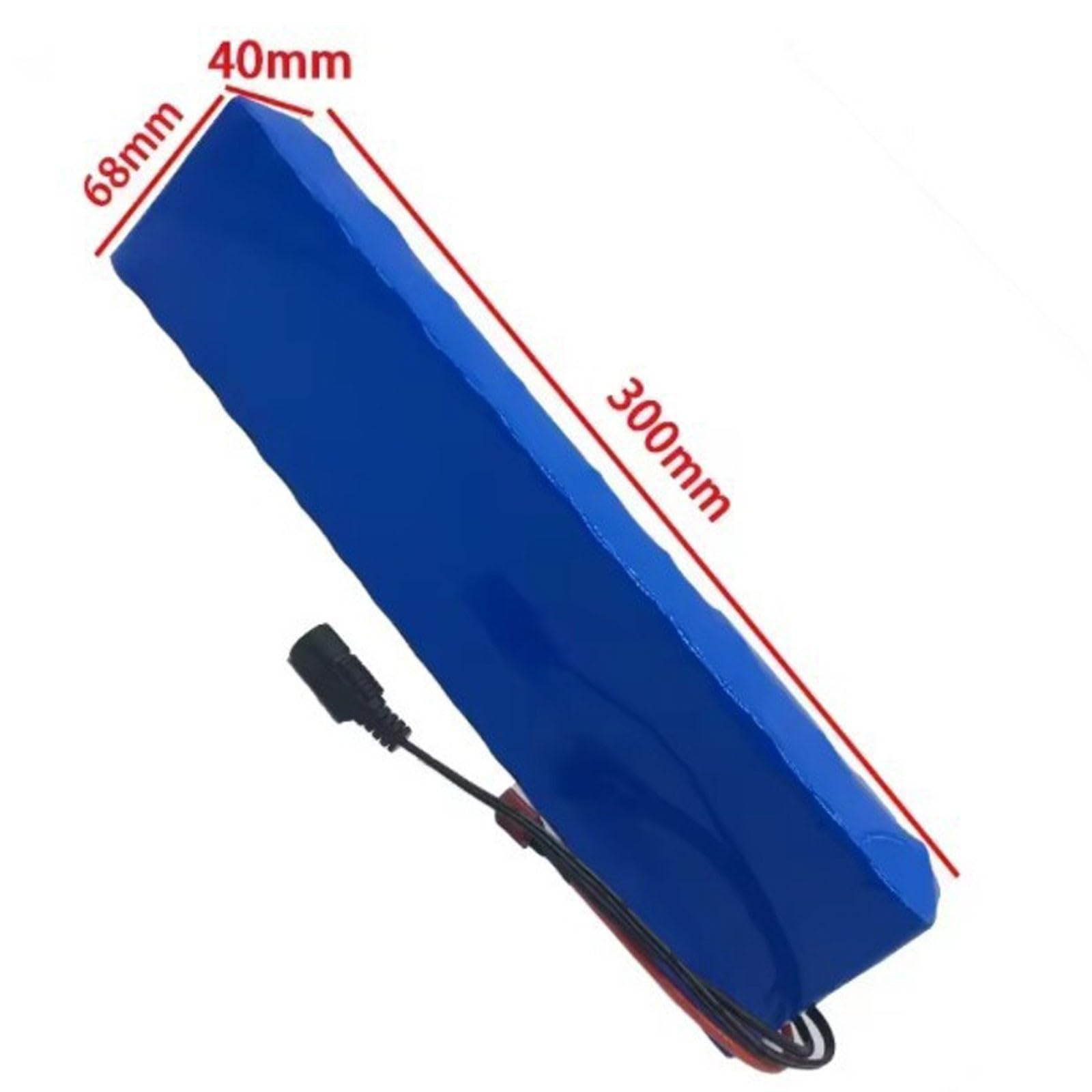Batteria per bicicletta elettrica 60V 100Ah 16S2P con caricabatteria e BMS Batteria agli Ioni di Litio Ricaricabile Guscio in PVC impermeabile per motore da 200W-900W 60V 100Ah,XT60+SM
