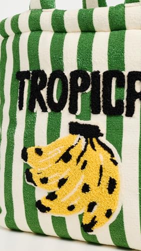Bolso Tote Tropical con Rayas y Plátano para Mujer miniatura 4