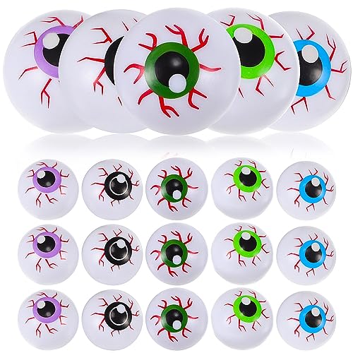 TOYANDONA Plastic Eyeball Beads 20 Pcs Toy Eyeballs Plastic s Toy s Plaything False s Eye Ball Beads Halloween Prop s Decor Hollow Party Supplies