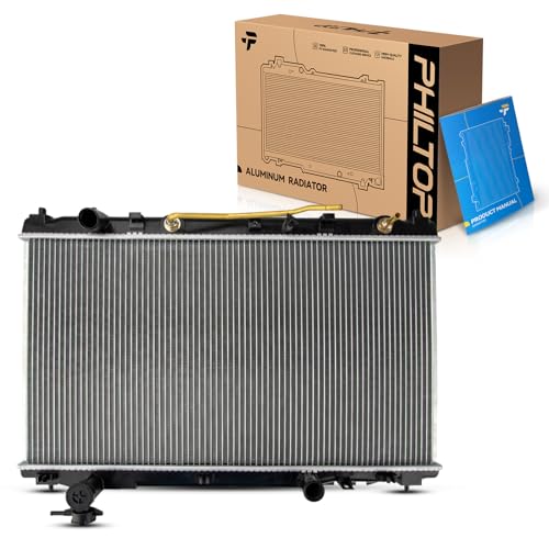Image of PHILTOP CU2917 Radiator Compatible with 2007-2011 Camry 2.4L, 2010-2011 Camry 2.5L, Automotive Replacement Engine Radiator | Core Width: 28-3 /4 inch fit for 2007-2011 Camry 2.4L 2010-2011 Camry 2.5L (USA Built; w /o Tow Package)