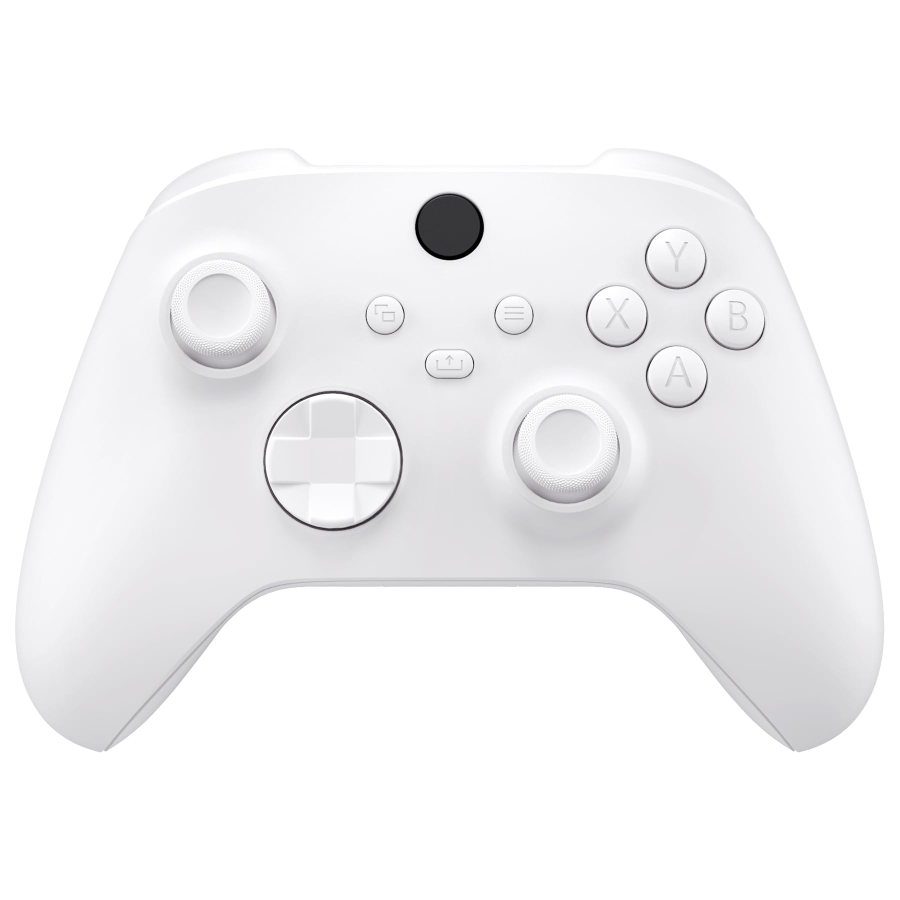 eXtremeRate Coque de Remplacement avec Bouton Complet pour Xbox Series X/S, Coque Avant Arrière avec Bouton Customisé pour Xbox Series X/S Manette, Blanc