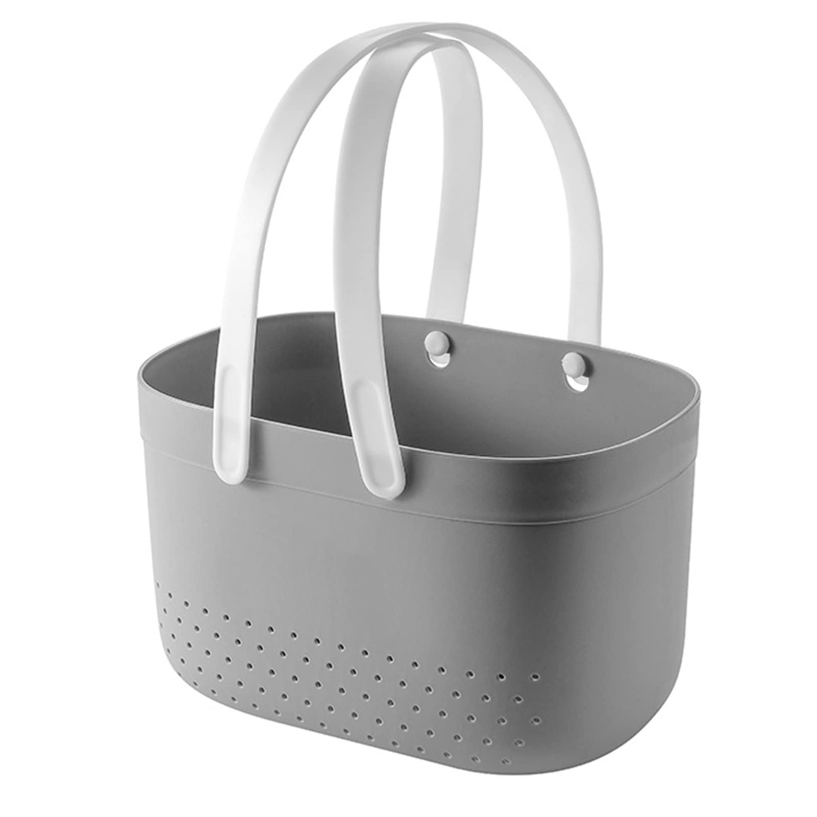 Portable Shower Caddy with Handles, Plastic Portable Shower Caddy Basket Bucket, Plastic Tote Storage Basket Toiletry Organizer Bin for Holding,