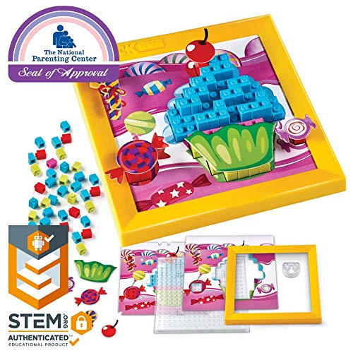 Brick Mates – Stack By Numbers – Fast Food – Construction Engineering STEM Learning Toy Building Play Set Activity For Kids 5, 6, 7, 8+