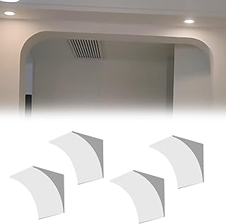 DIY Arch Doorway Molding Kit Drywall, Living Room Hallway Arch Kit Door Openings Trim Molding, Size Customizable Batten Wall Panel Decor(4 Pieces,14x14x14in)