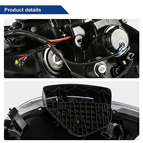 Boardroad Headlight Assembly Compatible With 2016 2017 2018 2019 Nissan Sentra 4-Door Sedan Halogen Headlamps Factory Style Replacement Right Passenger Side #TOP6