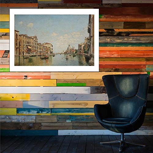 Impression d'art encadrée durable Spiffing Prints Venise mat grand - 6