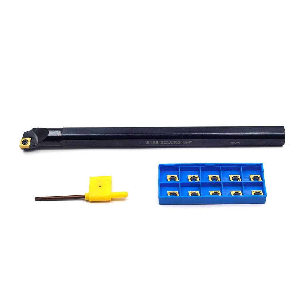 OSCARBIDE Indexable Boring Bar - 10 Inserts Included -9