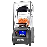 GGM Gastro Barmixer - Standmixer - 2 Liter - 1500 W - BMK2-1500 - Hochleistungsmixer für den gewerblichen Einsatz - Große Kapazität - Edelstahl - LCD-Display - Edelstahlmesser - BMK2-1500