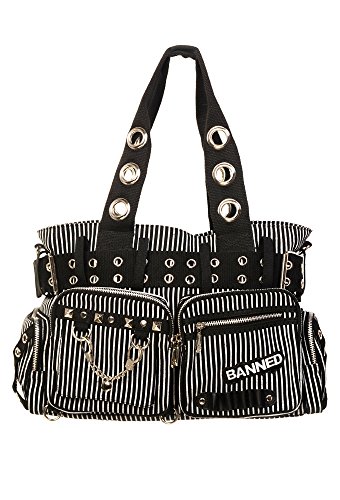 Sac à main Handcuff sécurisé contre le vol style rock