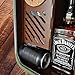 Jerry Can Creative Wine Cabinet, Whiskey Display Bar, Lockable Portable Storage Box, Iron Shell + Solid Wood Interior, Surprise Present for Men/Boys,Green