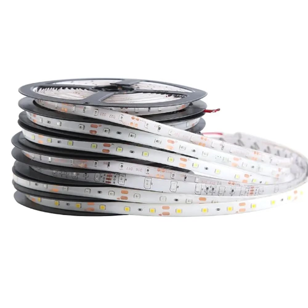Vrabocry 16ft/5M 2835 SMD 300 LEDs Blue LED Strip Light 12V Flexible Cuttable NO-Waterproof LED Tape for Bedroom Kitchen Cabinet Wardrobe TV
