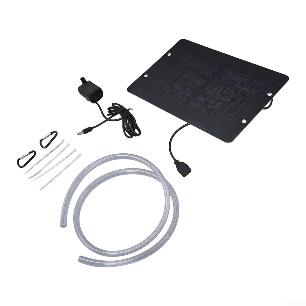 Bomba Solar 10W Jardín Sin para batería Panel Bomba Solar 10W