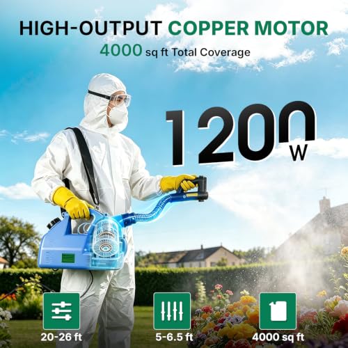 Image of SWANSOFT 7L(1.85 Gallon) ULV Fogger Machine, Electric Atomizer Sprayer, Portable Foggers Machine for Home Indoor