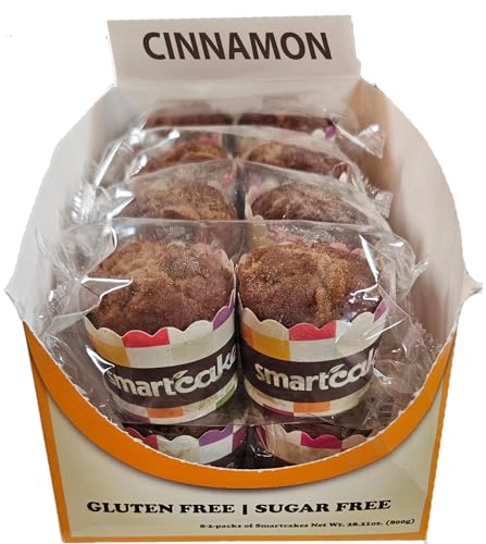 Smart Baking Company Smartcake, Sugar Free, Gluten Free, Low Carb, Keto Dessert (Cinnamon, 16 CT)
