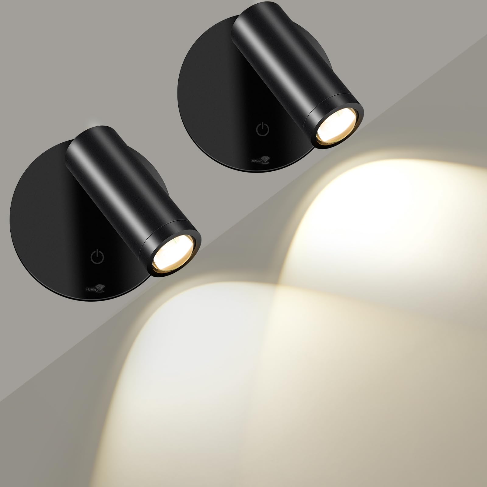 SMY Lighting Spot LED Sans Fil Rechargeable, Avec 3 Températures