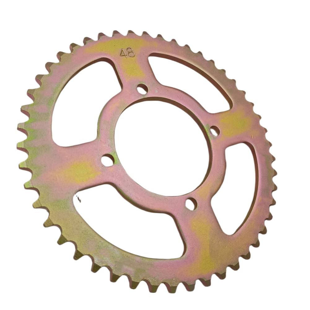 ZTDZZH 48 Tooth Rear Chain Sprocket ID 76mm for 420 Chain 50CC 70CC 90CC 110CC 125CC 250CC Pit Dirt Bike ATV Quad Bike Motorcycle