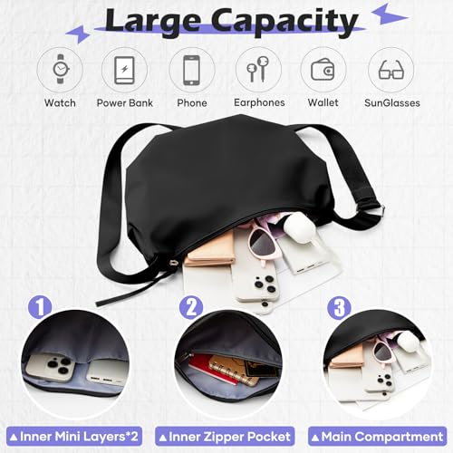 Image of SEAFEW Mini Crossbody Bag Shoulder Bag for Men, Small Messenger Satchel Bag for Women