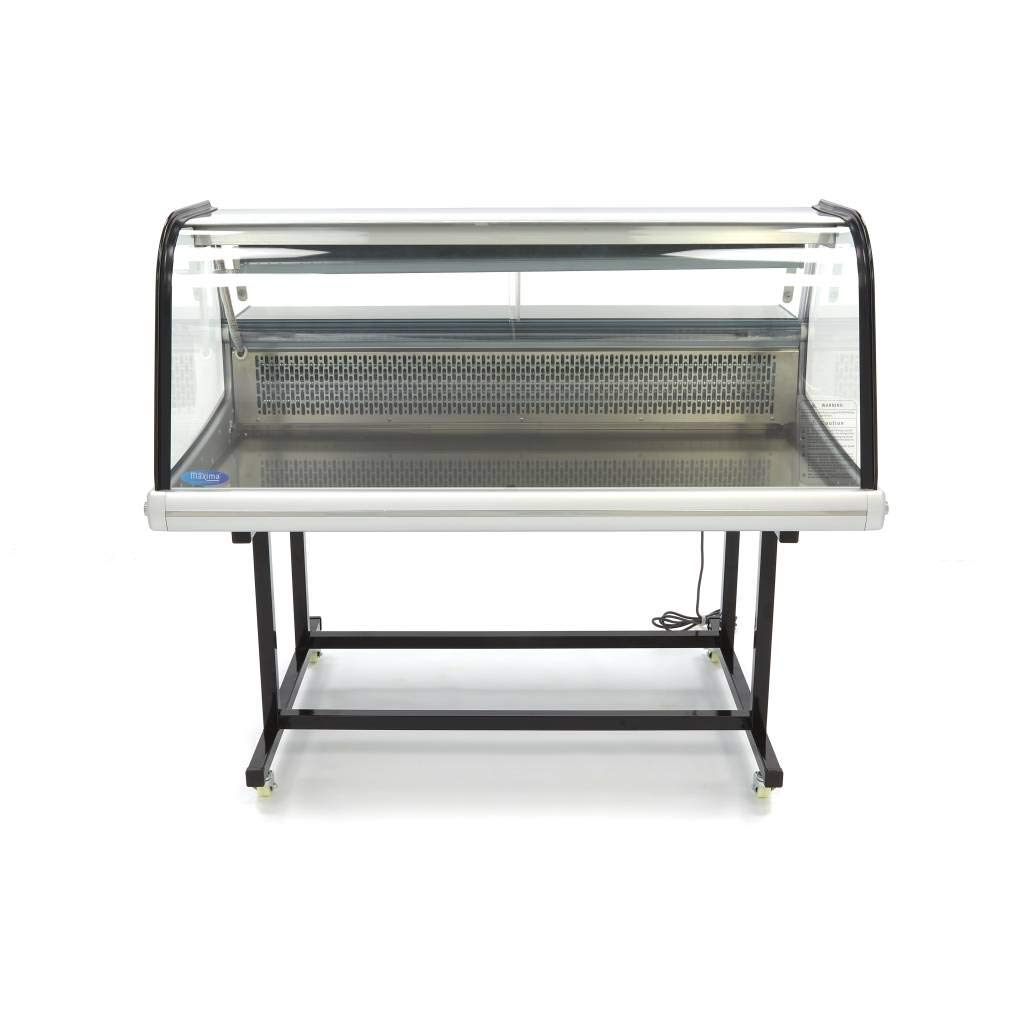 Maxima Vitrine réfrigérée - 255 L - 125 cm - avec support