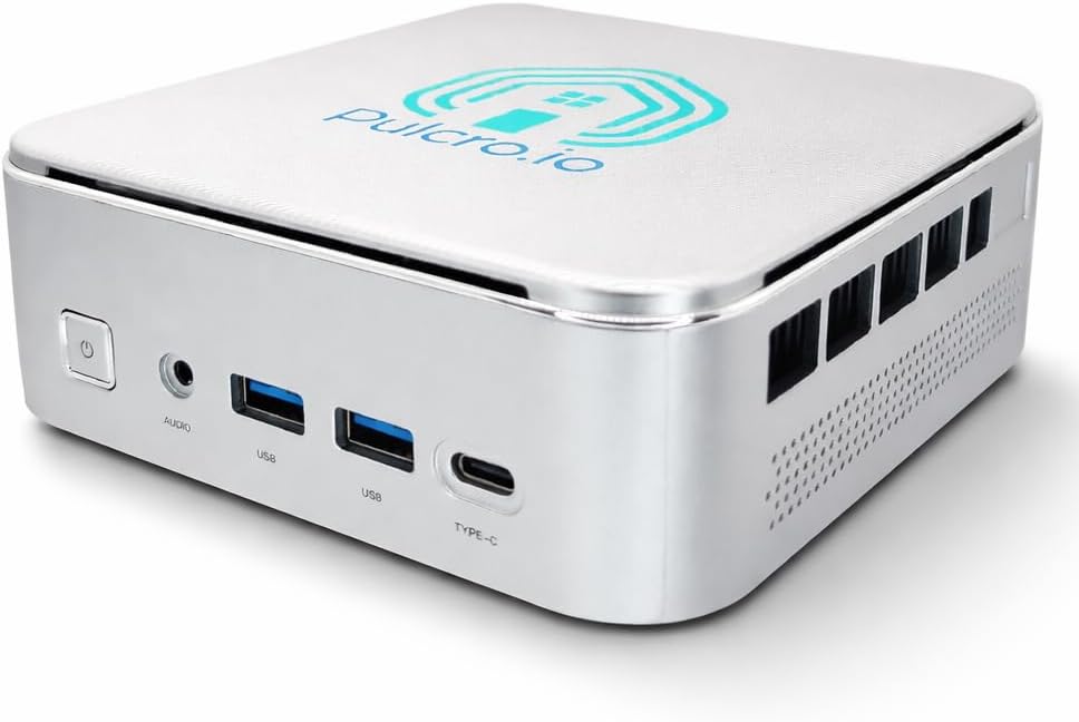 Pulcro TK Node Mini PC - Home Assistant, AMD Ryzen® R2514, 8GB RAM, 256GB SSD Storage