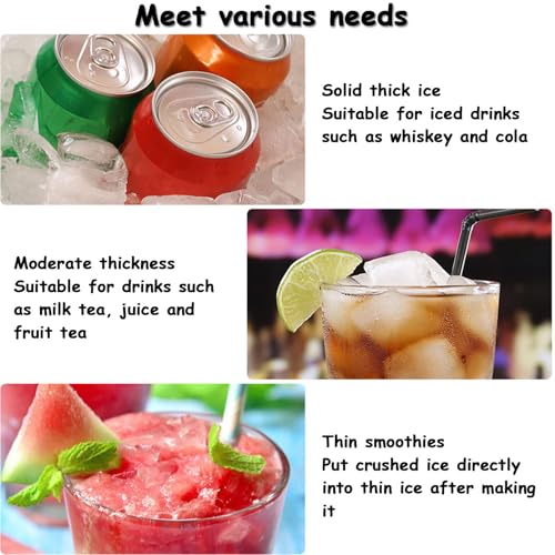 Countertop Ice Maker Machine for Home & Kitchen, 1.8L Capacity, Produces 40kg Daily, Large & Small Bullet Ice, Self-Cleaning Function, Compact & Efficient Ice Cube Maker