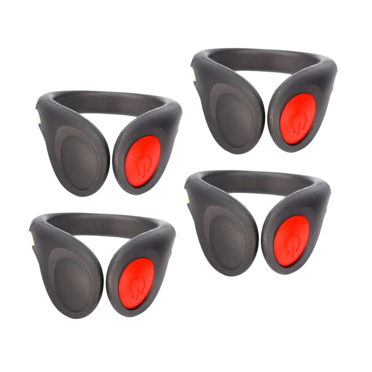 BESPORTBLE 3 Juegos De Luces Led con Clip para Zapatillas De Running Nocturnas con Clip para Corredores Y Caminantes Carcasa 4 Unidades X 3