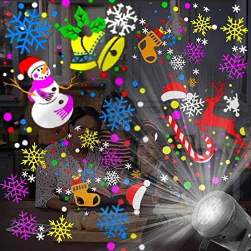 Led-projectielamp, kerstverlichting, effectlicht, projector met 16 schakelbare patronen en afstandsbediening, voor binnen en buiten, decoratie voor feest, verjaardag, Halloween, Kerstmis Led-projectielamp, kerstverlichting, effectlicht, projector met 16 schakelbare patronen en afstandsbediening, voor binnen en buiten, decoratie voor feest, verjaardag, Halloween, Kerstmis