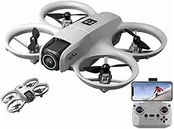 Drone com câmera HD para adultos, rolamento 360° inteligente para evitar obstáculos, decolagem/pouso, modo sem cabeça, 1 baterias, drone de controle remoto, mini aeronave portátil, presentes