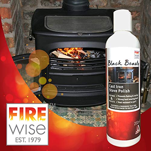 Black Beauty Cast Iron Stove Polish Restore That, Black