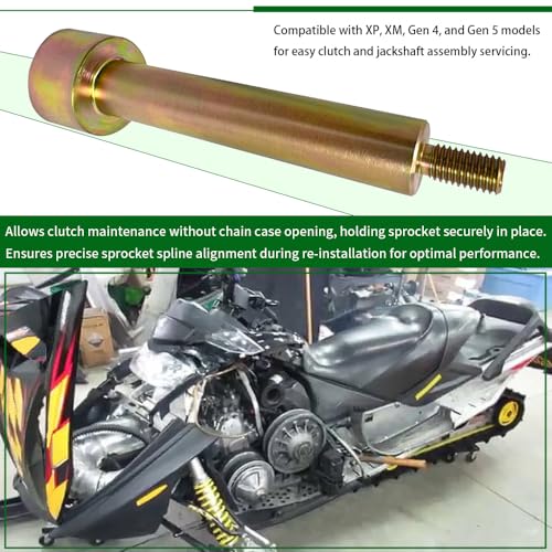 Image of Jackshaft Secondary Clutch Removal Tool Billet Steel for Ski Doo XP QRS Jackshaft 2008-2024