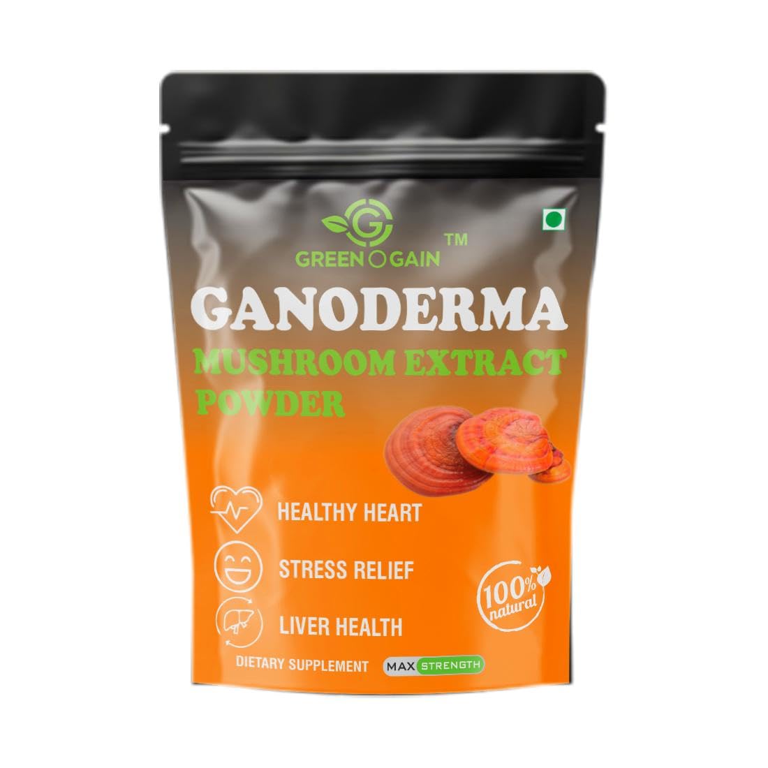 Ganoderma Extract Powder For Heart Health, Stress Relief, Rich in Antioxidant and immunity booster (3)-image-3